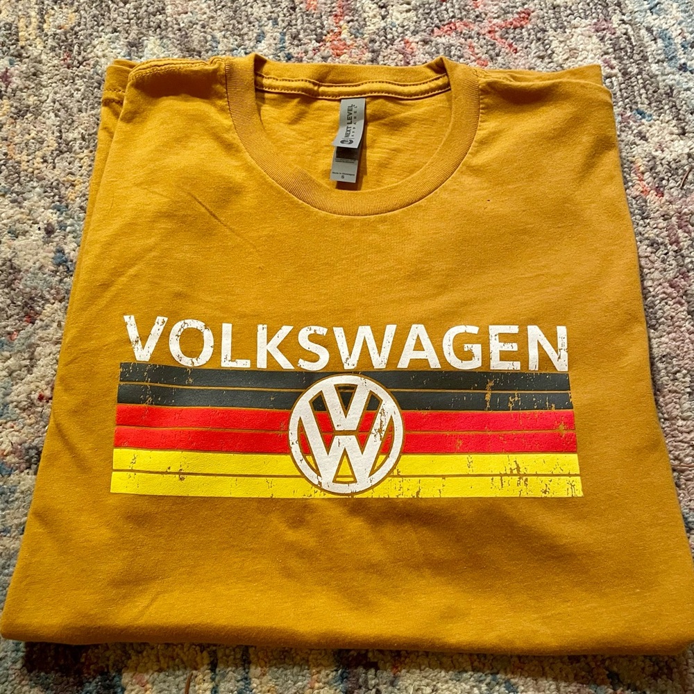V.W. Mustard Yellow Tee Shirt